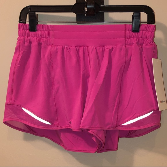 Lululemon NWT Hotty Hot Sonic Pink LR,4”,Size-8 🩷 - Picture 8 of 12